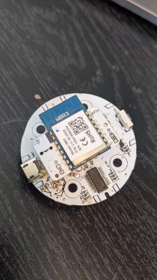 IR Blaster with Realtek WBR3 card on a round circuit board.