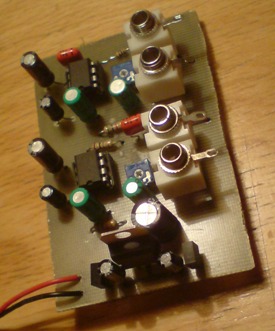 Interkom kablowy na LM386L. Interkom kablowy na LM386L.