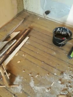 Restoring Old Tenement House Floor: OSB Boards, Joists, and Leveling Tips for DIY Renovation