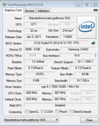 Notebook SAMSUNG NP300E5C problem z karta graficzna