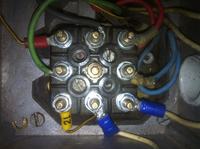 Schemat silnika jednofazowego z dwoma kondensatorami Adam Baumuller GmbH VDE 0530