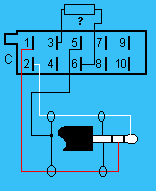 AUX - in - BLAUPUNKT Schemat