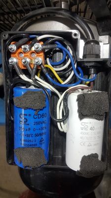 Kompresor Airpress HL 340-90 Bardzo duży pobór prądu.