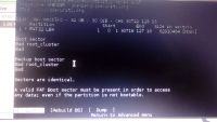 Micro SD card 32GB, can not be formatted. Repair of the bootsector.