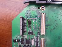 VAS 5052 - schemat układu AF700 528 z urwanymi punktami lutowniczymi