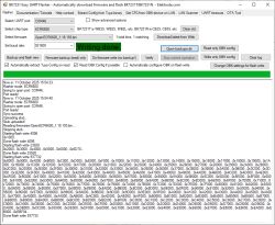 Screenshot of BK7231 Easy UART Flasher after successful ECR6600 firmware flash