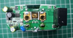 BASILUS Smart Plug PCB Internal view of the PCB of the BASILUS smart plug.