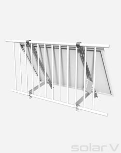 Mocowanie paneli do łukowej balustrady balkonowej– jakie uchwyty?