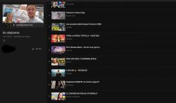 Brak listy przy odtwarzaczu na Youtube