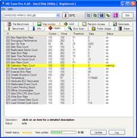 Problem z dyskiem - Samsung HM640JJ -Calibration Retry Count