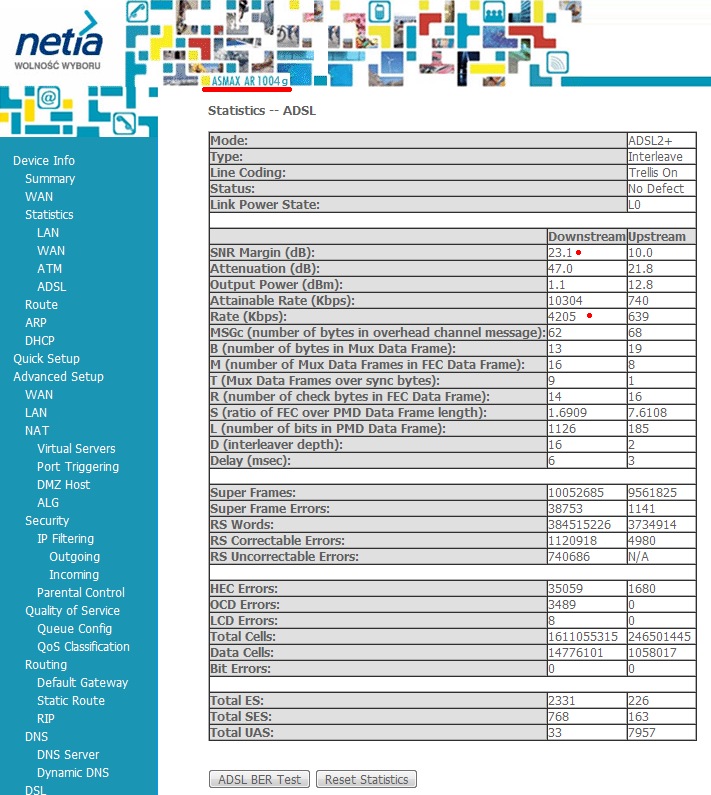 Netia 6Mb, router Pentagram Cerberus - stabilność po zwiększeniu prędkości?