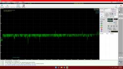 Wykres prędkości odczytu sekwencyjnego dysku Lexar SSD NM620 1TB w programie Victoria.