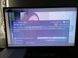 Dlaczego na ekranie Toshiby 40RL838 pojawiają się pionowe pasy?