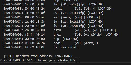 Running a simple MIPS emulator in Python for ALI M3801 firmware (Hello World)