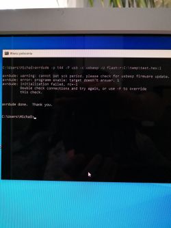 Jak odczytać plik z Attiny44a przez USBasp i zapisać go w komputerze?