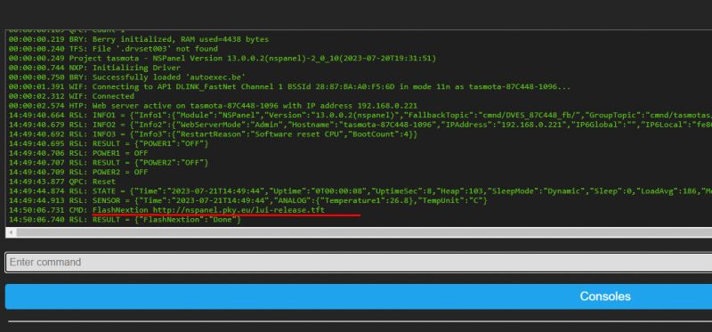 Sonoff NSPanel czyli włącznik/panel dotykowy do kontroli całego domu - Home Assistant