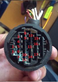 Peugeot 306 kombi '98 - wtyczka do drzwi