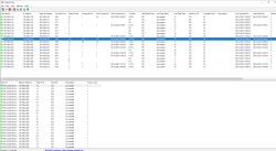 Screenshot of the PingInfoView program showing ping test results for several IP addresses on a local network.