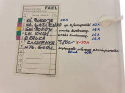 Bezpiecznik nadprądowy trójfazowy 3xB20A na 3x bezpiecznik jednofazowy B16A