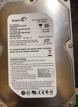 [DYSK SEAGATE ST3500630A] Pomoc w identyfikacji diody/transila