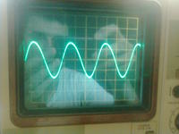 Generator sinusoidalny Ausra RPH-1 - zniekształcenia sygnału na niskich zakresach