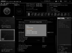 OC I5-6400 na MSI Z170 PC MATE błąd wskazania Vcore