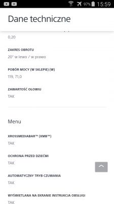 Bravia KDL-32EX350: różnica w zużyciu energii - 71W a 119W?