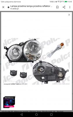 Polo 9n 1.2 12v - Silniczek elektrycznej regulacji światel