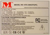 Mode Com model: ATX-350GTF(PF) PFC naprawa po uszkodzeniu D209L