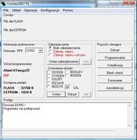 [ATmega32]Ustawienie zewnętrznego oscylatora w COMBO3