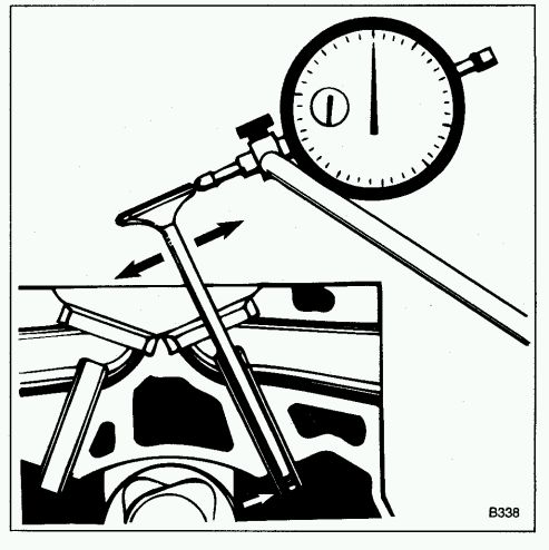 Luzy na prowadnicach zaworów BMW 318tds z '95r. silnik M41.