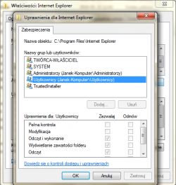 Trusted Installer blokuje usunięcie folderu Trusted Installer blokuje usunięcie folderu