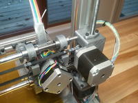 DIY drukarka 3d - Aluminum Mendel + dodatki