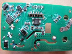 Circuit Board of LoraTap SP800WJ-EU Plug View of the internal circuit board of the LoraTap SP800WJ-EU plug.