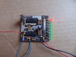 Wskaźnik wysterowania LED na LM339N