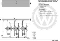 Schaltplan der Zündsteuereinheit in einem Benzinmotor.