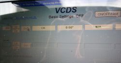 GOLF V 1.6 G85 czujnik kąta skrętu brak reakcji w vagu