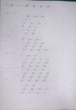 Drukarka Lexmark X950de - czarne pasy po wymianie tuszu i bębna na zamienniki