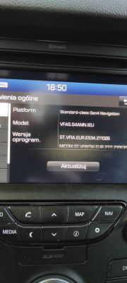 Hyundai i40 2017 - navi po aktualizacji nie działa