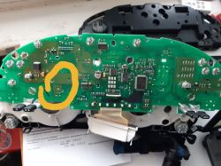 Peugeot 607, liczniki, zegary, awaria podświetlenia