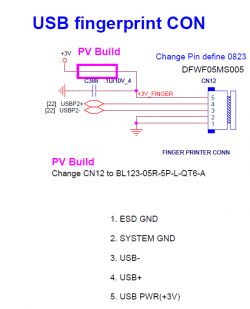 ls200uv-7a1 - Czytnik linii papilarnych z laptopa do komputera (ls200uv-7a1)