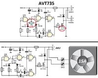 AVT735 - Czy modyfikacja na termistor zadziała dla regulatora wentylatora 12V/15A?