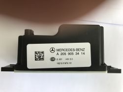 Where is the add-on battery in Mercedes Class C in205 2014 ??