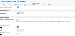 ESP Easy and ThingSpeak configuration - combining data from three devices on charts