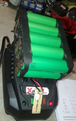 Awaria baterii Parkside PAP 20 A3. Wadliwe - ogniwa, ładowarka czy balancer?