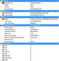HP Pavilion DV7-6b40ew, pasy na ekranie (na zewnętrznym monitorze ok)
