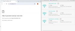 Connection Error with Wi-Fi Module Attempt to connect to the Wi-Fi module's IP address resulted in an error.