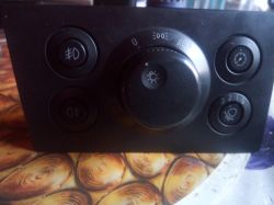 Opel Zafira B 2009 - Schemat przełącznika świateł