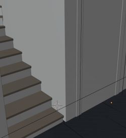 LED-y oświetlające schody pod nastopnicami bezpieczne miejsce na zasilacz