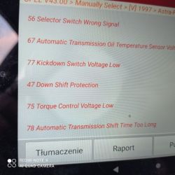 Skrzynia biegów automatyczna Opel Astra F: opóźnienie działania i błędy po remoncie silnika